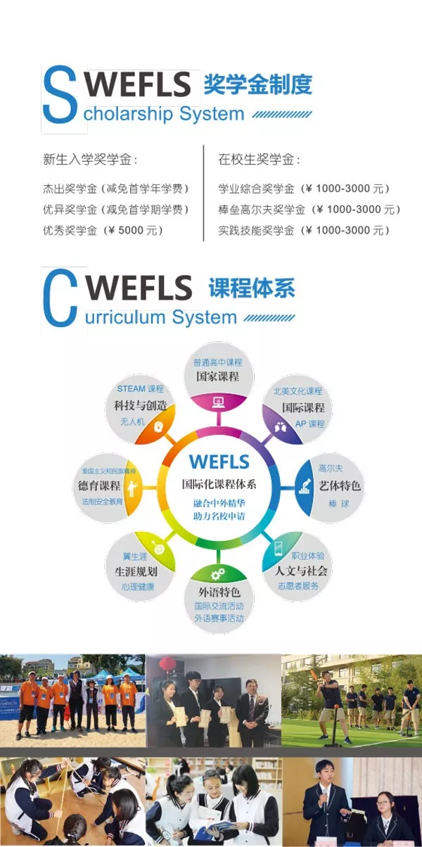威海實(shí)驗(yàn)外國(guó)語(yǔ)學(xué)校招生獎(jiǎng)學(xué)金制度