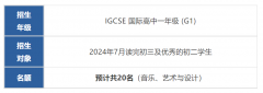 深圳國際交流書院藝術(shù)部2024-2025學(xué)年招生簡章!